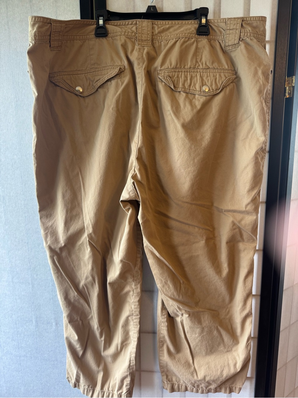 Ralph Lauren Khaki Cropped Utility Pants - Picture 4 of 5
